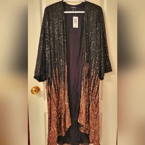 Torrid sequin long jacket